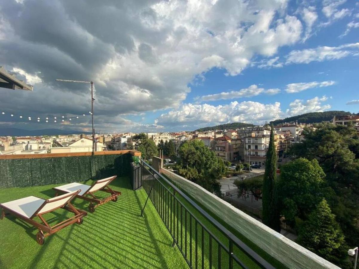 Rooftop Apartment With Garden In Ioannina Exterior photo